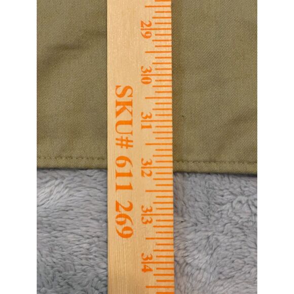 Dickies Men's L/S Button Down Work Shirt Reflective Stripes Tan Size X-Large - Picture 6 of 9